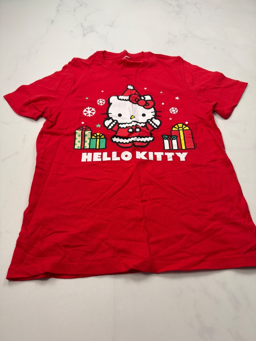 Old Navy Hello Kitty Graphic Tee Red 2000s Retro - Womens M